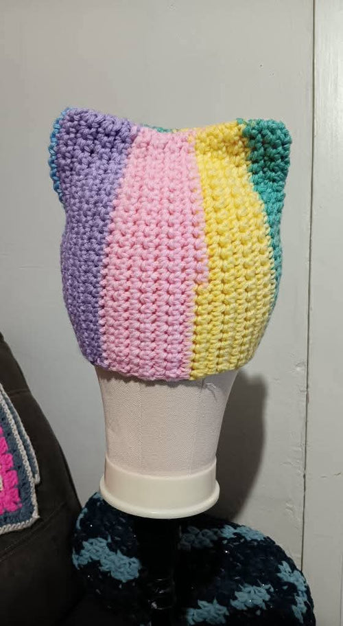 Crochet Cat Ear Beanie